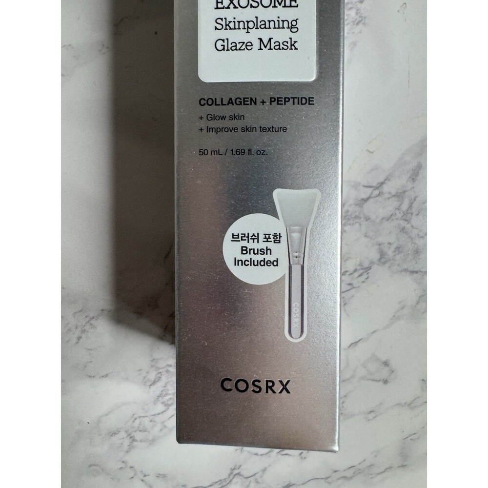 COSRX PDRN Exosome Skinplaning Glaze Mask Collagen + Peptide w/Brush 1.69 oz